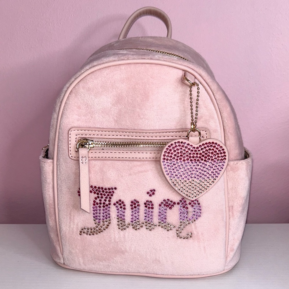 Juicy Couture Rainbow Juicy Backpack Pink Clay.
